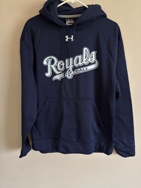 Under Armour Navy Blue Royals Softball Pullover Hoodie